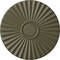 Ekena Millwork Shakuras Ceiling Medallion (For Canopies up to 5"), Hand-Painted Spartan Stone, 19 3/4"OD x 1 3/8"P CM20SHSSF - alternate 1